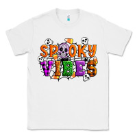 White Spooky vibes Classic Tee - Artiststas