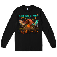Black falling leaves and nights like this Long Sleeve Tee - BundleAndBundleShop