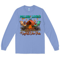 Colony Blue falling leaves and nights like this Long Sleeve Tee - BundleAndBundleShop