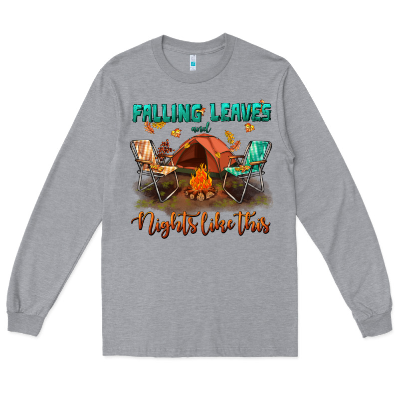 Falling Leaves And Nights Like This Long Sleeve Tee by BundleAndBundleShop | Teevron
