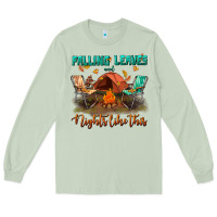 Matcha falling leaves and nights like this Long Sleeve Tee - BundleAndBundleShop