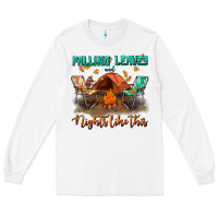 White falling leaves and nights like this Long Sleeve Tee - BundleAndBundleShop
