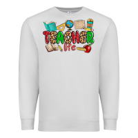 Dove Grey teacher life Premium Sweatshirt - MaliasSmallBusiness