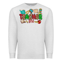 Oatmeal Heather teacher life Premium Sweatshirt - MaliasSmallBusiness