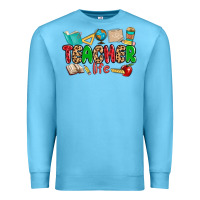 Ocean Blue teacher life Premium Sweatshirt - MaliasSmallBusiness