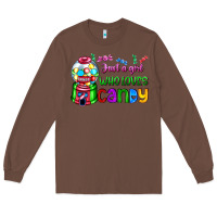 Chestnut just a girl who loves candy Long Sleeve Tee - AdoDesignShop