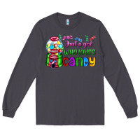 Smoke just a girl who loves candy Long Sleeve Tee - AdoDesignShop