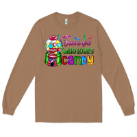Toasted Coconut just a girl who loves candy Long Sleeve Tee - AdoDesignShop