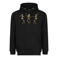 Black dancing skeletons Heavyweight Hoodie - MaliasSmallBusiness