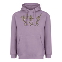 Lavender dancing skeletons Heavyweight Hoodie - MaliasSmallBusiness