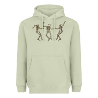 Matcha dancing skeletons Heavyweight Hoodie - MaliasSmallBusiness