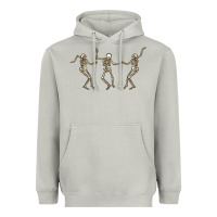 Moon Dust dancing skeletons Heavyweight Hoodie - MaliasSmallBusiness