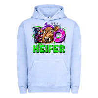 Pigment Grape Ice Boo Heifer Cow Urban Hoodie - texasbilliewilder