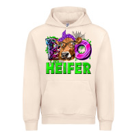 Sandshell Boo Heifer Cow Urban Hoodie - texasbilliewilder