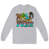 Moon Dust wild and free with cactus Long Sleeve Tee - AdoDesignShop