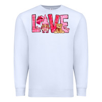 White love with gnome Premium Sweatshirt - NancyCooperArtShop