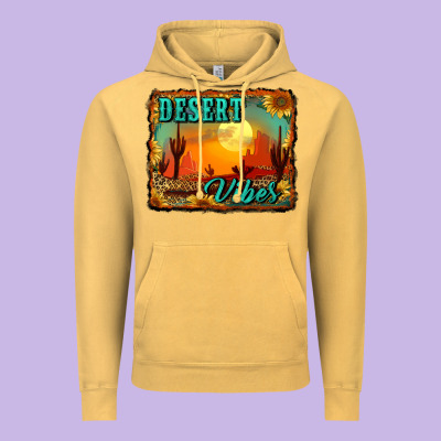 Desert Vibes Background Vintage Hoodie Designed By Ranaportraitstore