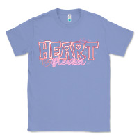 Colony Blue Heart Breaker Valentine Classic Tee - CowhideDigitalArt