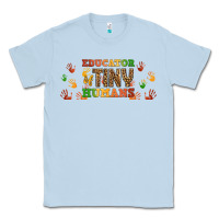 Dusty Blue educator of tiny humans libbey glass Classic Tee - BundleAndBundleShop