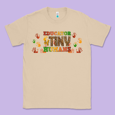 Educator Of Tiny Humans Libbey Glass Classic Tee Designed By Bundleandbundleshop
