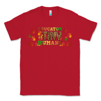 Red educator of tiny humans libbey glass Classic Tee - BundleAndBundleShop