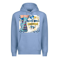 Colony Blue world down syndrome day Premium Hoodie - Artiststas