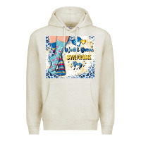 Oatmeal Heather world down syndrome day Premium Hoodie - Artiststas