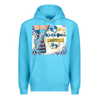 Ocean Blue world down syndrome day Premium Hoodie - Artiststas
