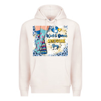 Pale Pink world down syndrome day Premium Hoodie - Artiststas