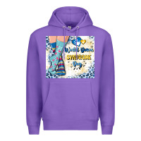 Purple world down syndrome day Premium Hoodie - Artiststas
