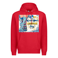Red world down syndrome day Premium Hoodie - Artiststas