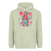 Matcha nurse with heart Heavyweight Hoodie - NancyCooperArtShop