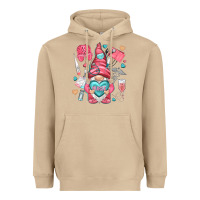 Mushroom nurse with heart Heavyweight Hoodie - NancyCooperArtShop