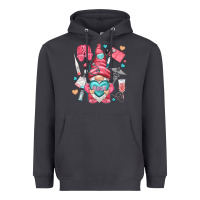 Smoke nurse with heart Heavyweight Hoodie - NancyCooperArtShop