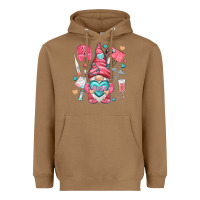 Toasted Coconut nurse with heart Heavyweight Hoodie - NancyCooperArtShop