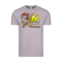 Three Up Down Softball Vintage Tee | Teevron