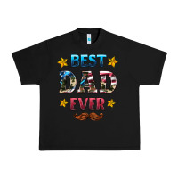 Black best dad ever Urban Heavy Tee - HRA Design Shop