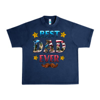 Navy best dad ever Urban Heavy Tee - HRA Design Shop