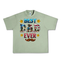 Oil Green best dad ever Urban Heavy Tee - HRA Design Shop