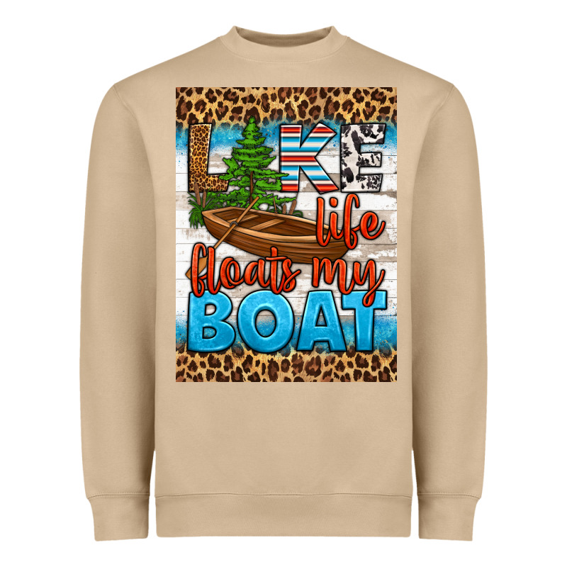 Lake Life Floats My Boat Air Freshener Heavyweight Sweatshirt by HRA Design Shop | Teevron