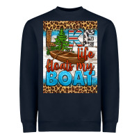 Navy lake life floats my boat air freshener Heavyweight Sweatshirt - HRA Design Shop