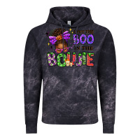 Cloud Black I Put The Boo In The Boujie Messy Bun Vintage Hoodie - texasbilliewilder