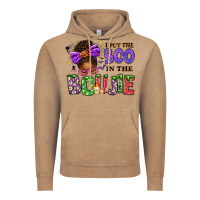 Vintage Coffee I Put The Boo In The Boujie Messy Bun Vintage Hoodie - texasbilliewilder