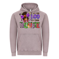 Vintage Zinc I Put The Boo In The Boujie Messy Bun Vintage Hoodie - texasbilliewilder