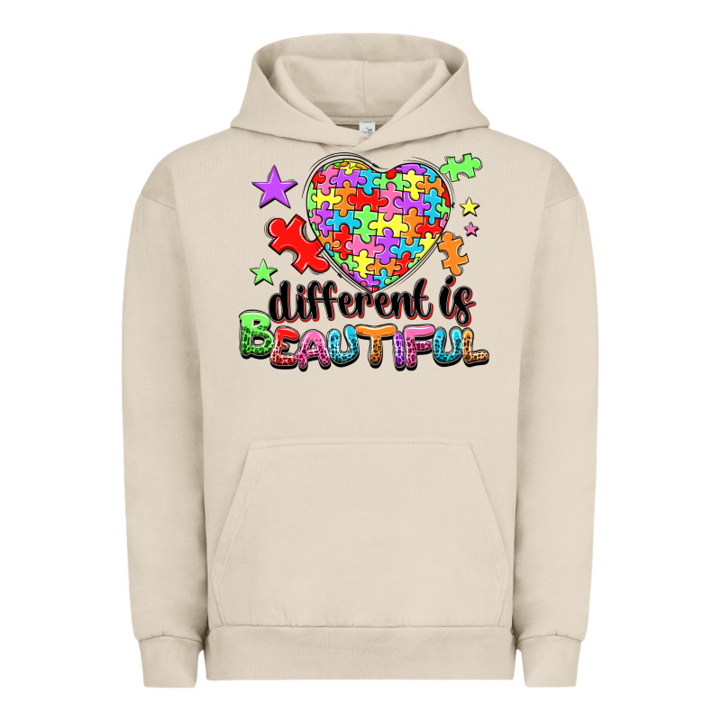 Different Is Beautiful Urban Hoodie by NancyCooperArtShop | Teevron