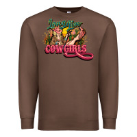 Chestnut long live cowgirls Premium Sweatshirt - NancyCooperArtShop
