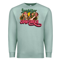 Seafoam long live cowgirls Premium Sweatshirt - NancyCooperArtShop