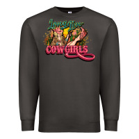 Smoke long live cowgirls Premium Sweatshirt - NancyCooperArtShop
