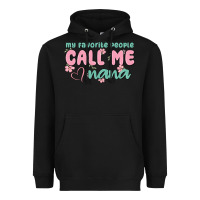 Black my favorite people call me nana Heavyweight Hoodie - MaliasSmallBusiness
