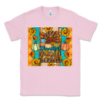 Bubblegum Pink Thankful grateful blessed Classic Tee - Artiststas